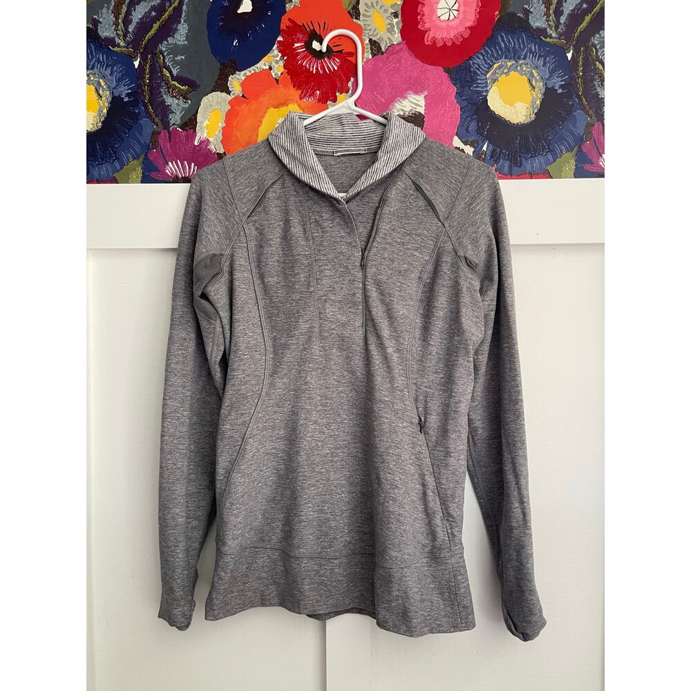 Lululemon in stride womens 6 grey jacket